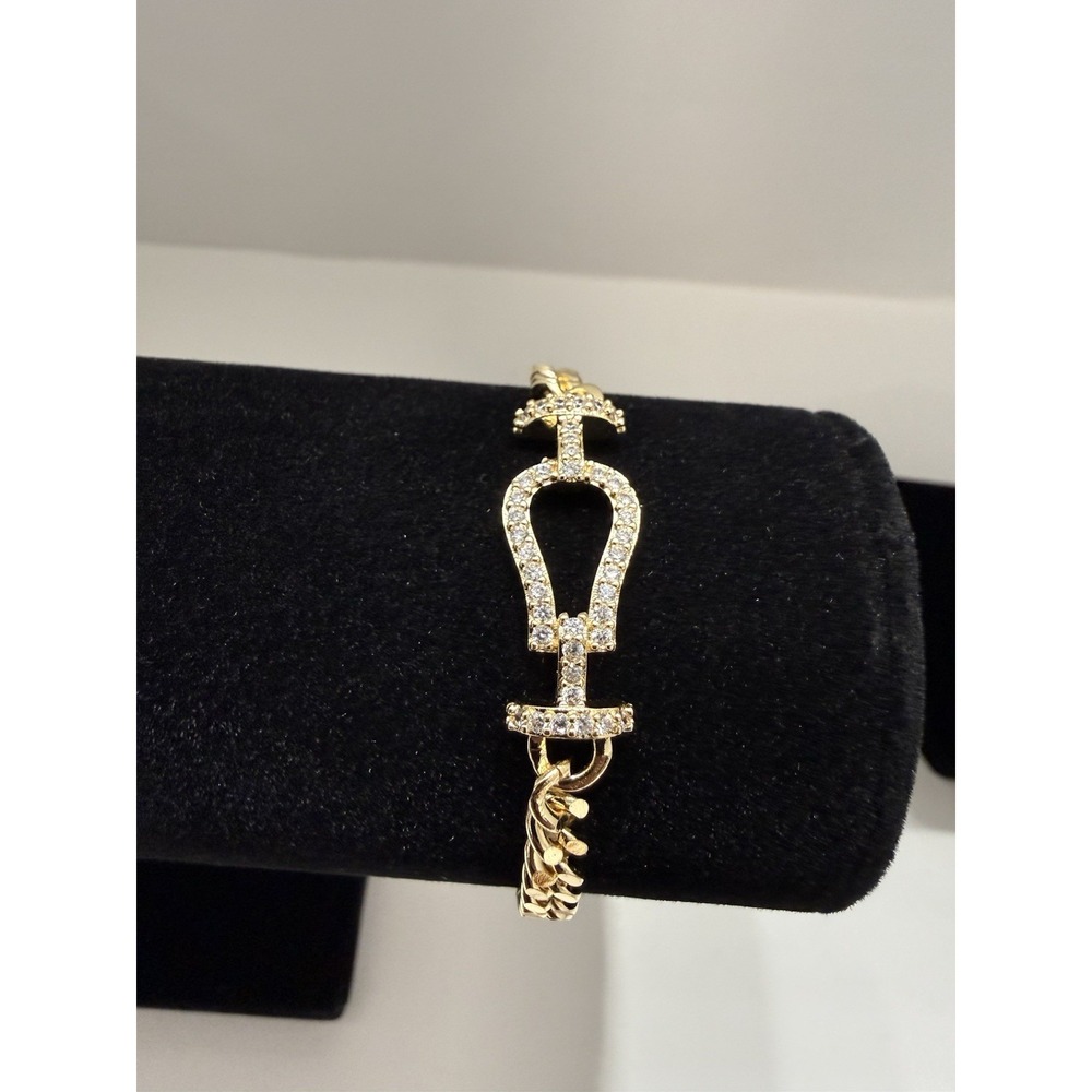14k gold filled cuban bracelet 5mm 7inch vvscz